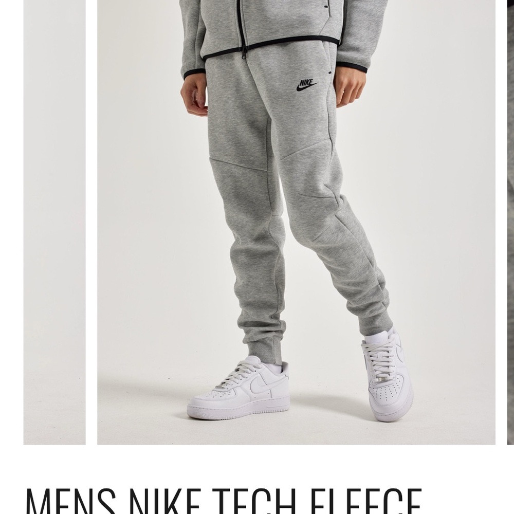 NWT Nike Men's Dark Gray Tech Fleece